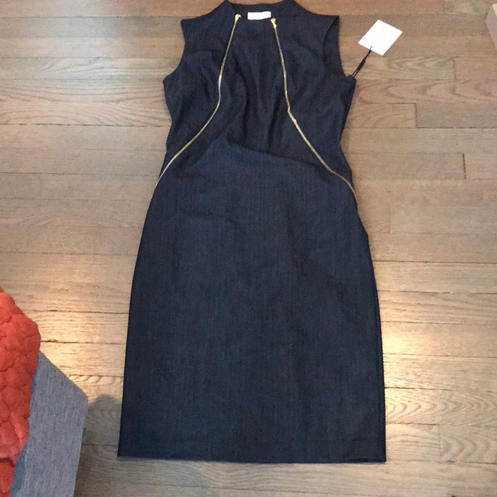 Calvin Klein zipper dress NWT 2